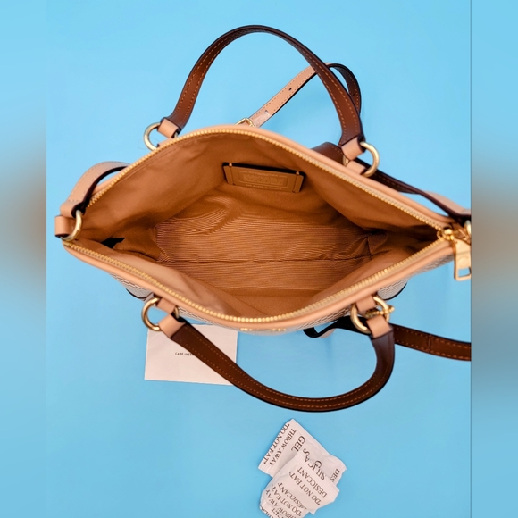 Coach F27574 Mini Kelsey Legacy Collection Jacquar NWT - Picture 7 of 11